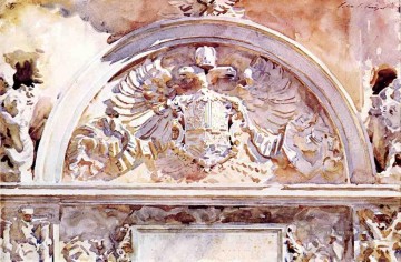  Sargent Art Painting - Escutcheon of Charles V John Singer Sargent